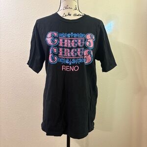Women’s Circus Circus Reno Tee Shirt Size L Vintage